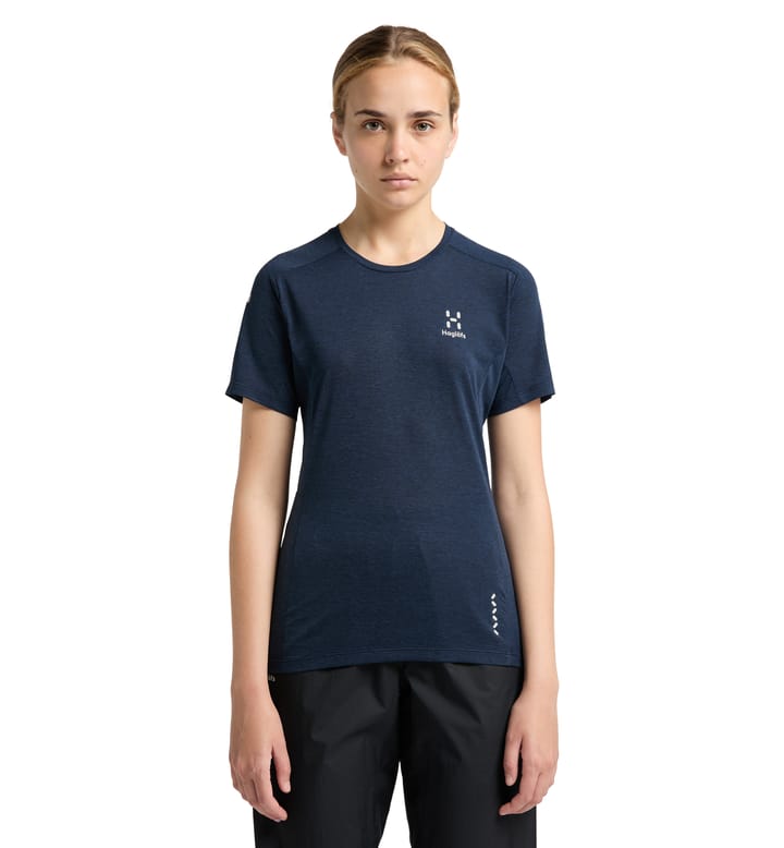 L.I.M Crux Tee Women Tarn Blue