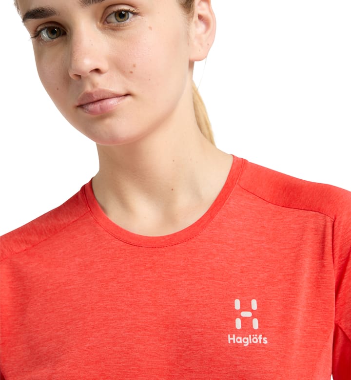 L.I.M Crux Tee Women Poppy Red