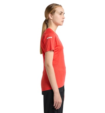 L.I.M Crux Tee Women Poppy Red