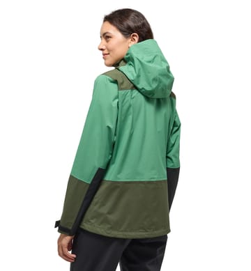 ROC Mono Proof Jacket Women Dk Jelly Green/Seaweed Green