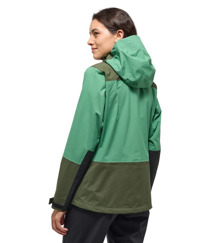 ROC Mono Proof Jacket Women Dk Jelly Green/Seaweed Green ROC Mono Proof Jacket Women Dk Jelly Green/Seaweed Green