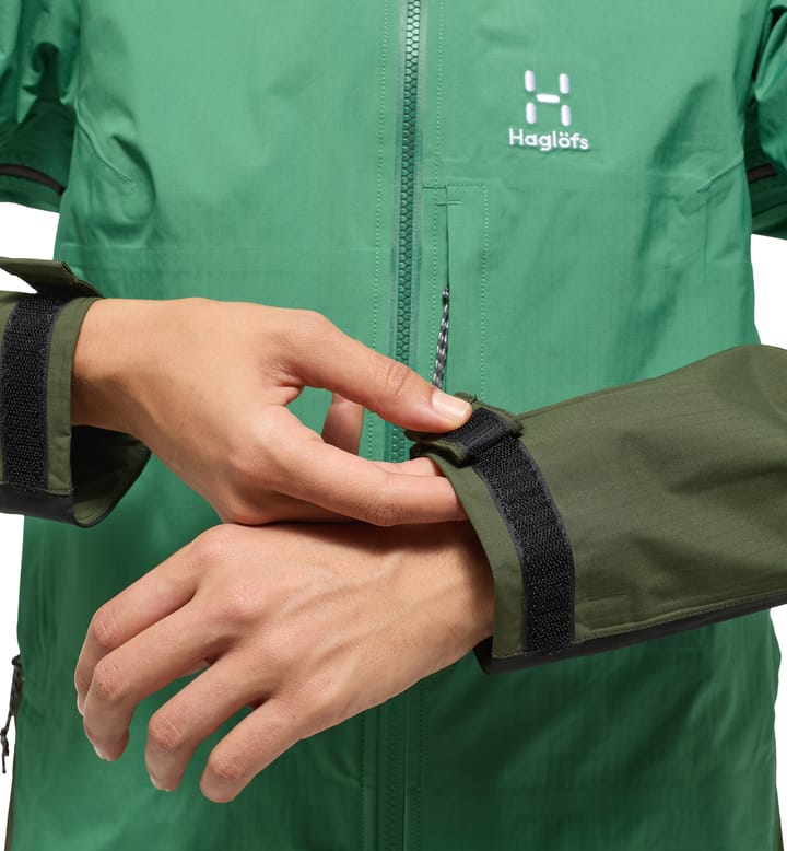 ROC Mono Proof Jacket Women Dk Jelly Green/Seaweed Green ROC Mono Proof Jacket Women Dk Jelly Green/Seaweed Green