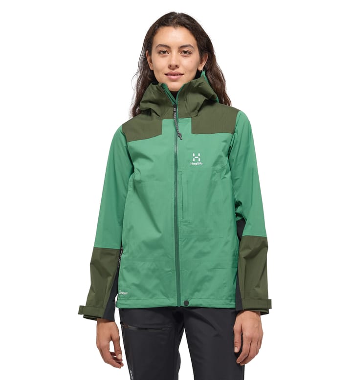 ROC Mono Proof Jacket Women Dk Jelly Green/Seaweed Green ROC Mono Proof Jacket Women Dk Jelly Green/Seaweed Green