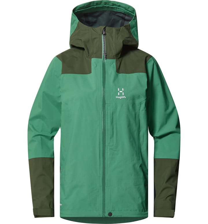 ROC Mono Proof Jacket Women Dk Jelly Green/Seaweed Green ROC Mono Proof Jacket Women Dk Jelly Green/Seaweed Green