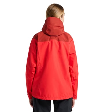 ROC Flash GTX Jacket Women Poppy Red/Corrosion