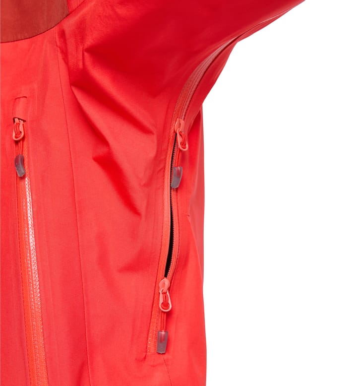 ROC Flash GTX Jacket Women Poppy Red/Corrosion