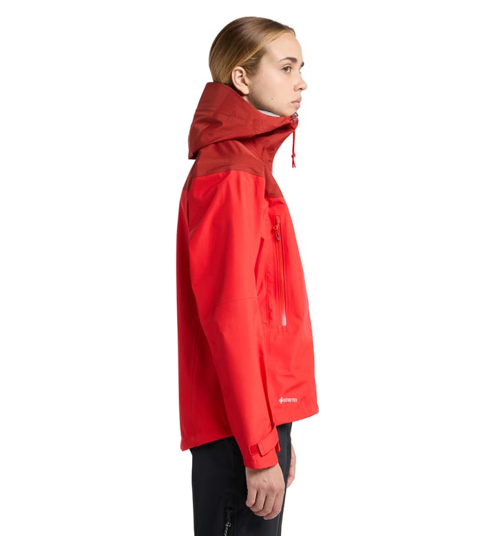 ROC Flash GTX Jacket Women Poppy Red/Corrosion