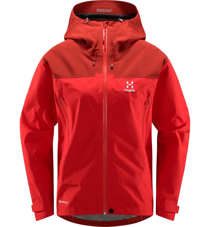 ROC Flash GTX Jacket Women Poppy Red/Corrosion