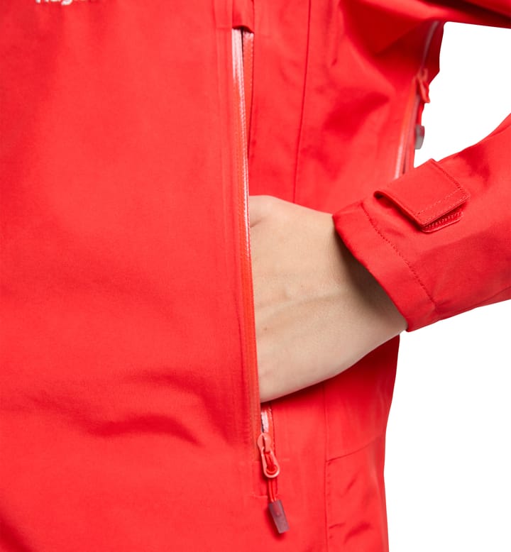 ROC Flash GTX Jacket Women Poppy Red/Corrosion