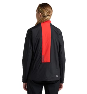 L.I.M ZT Breathe Insulated Jacket Women True Black/Zenith Red