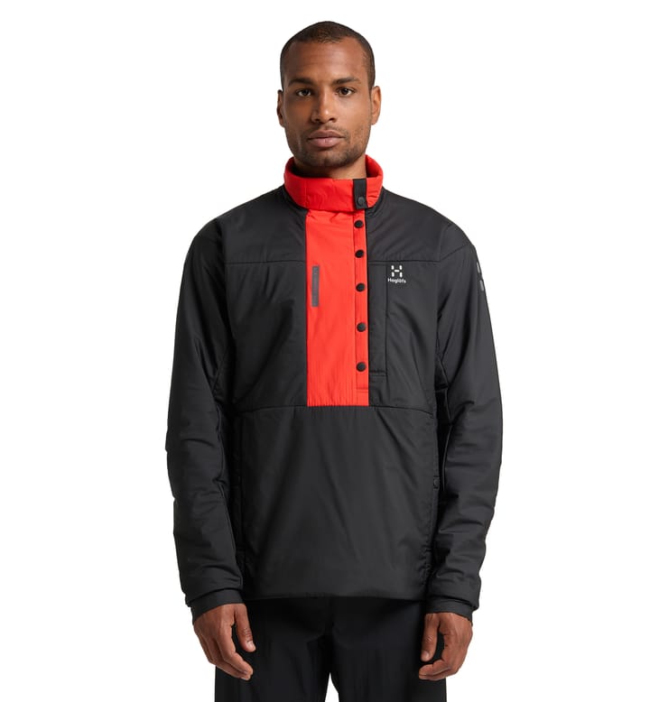 L.I.M ZT Breathe Insulated Jacket Men True Black/Zenith Red