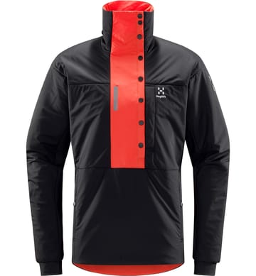 L.I.M ZT Breathe Insulated Jacket Men True Black/Zenith Red