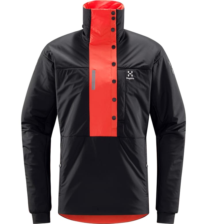 L.I.M ZT Breathe Insulated Jacket Men True Black/Zenith Red