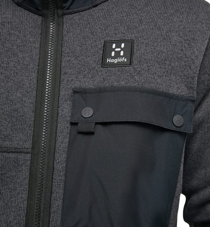 Hede Mid Hood Men True Black Hede Mid Hood Men True Black