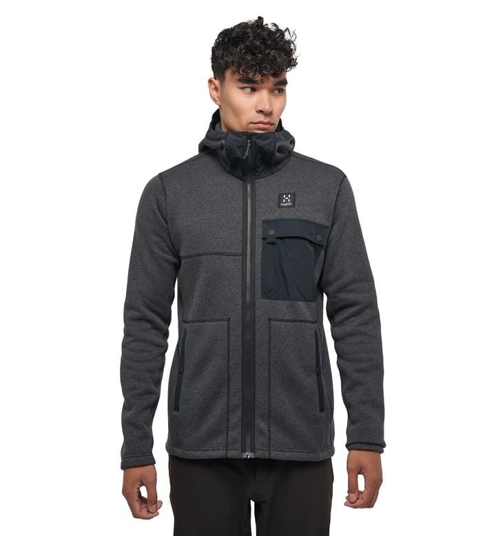 Hede Mid Hood Men True Black Hede Mid Hood Men True Black