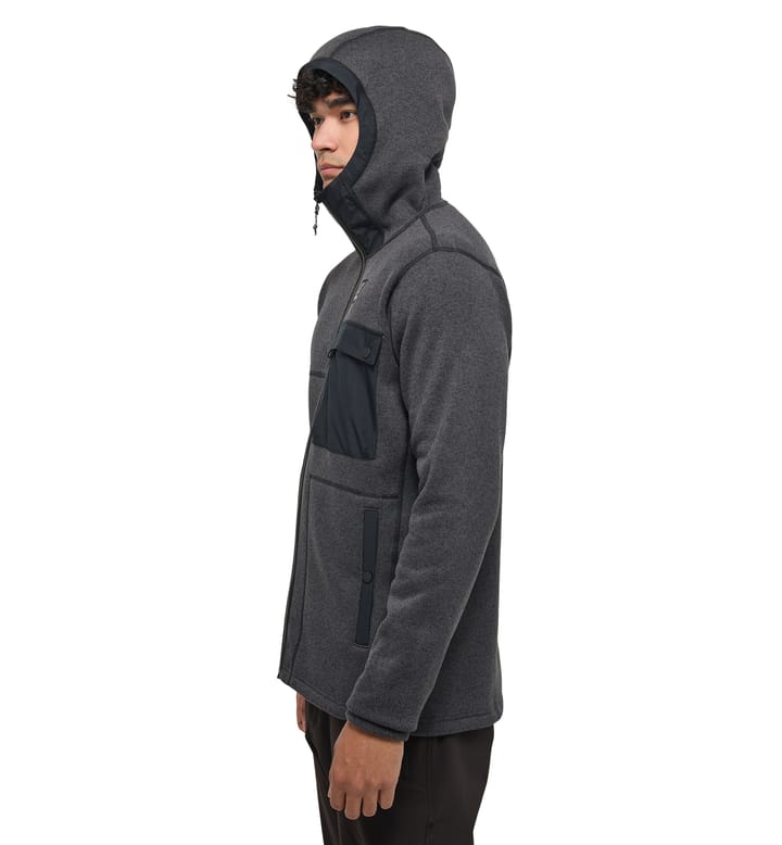 Hede Mid Hood Men True Black Hede Mid Hood Men True Black