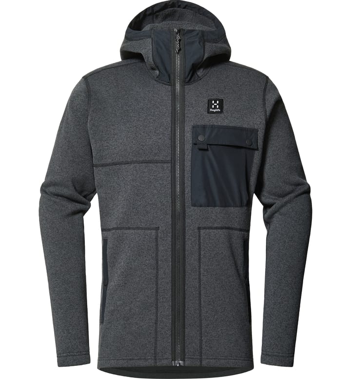 Hede Mid Hood Men True Black Hede Mid Hood Men True Black