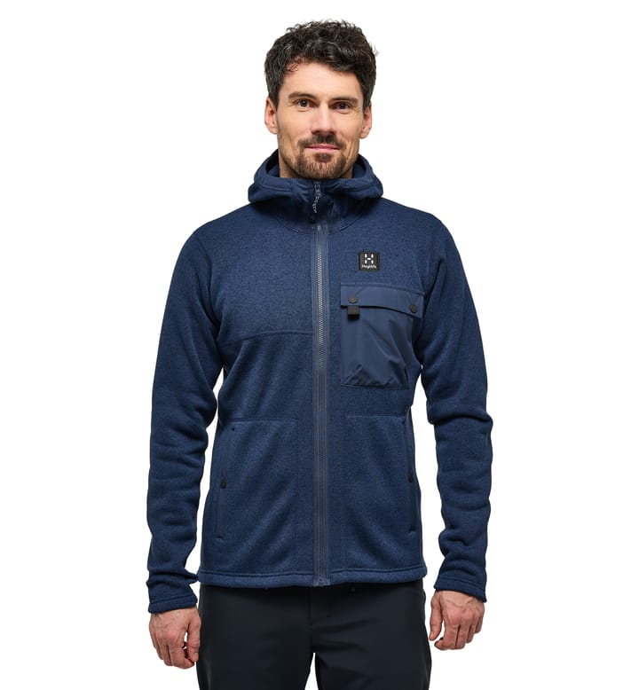 Hede Mid Hood Men Tarn Blue