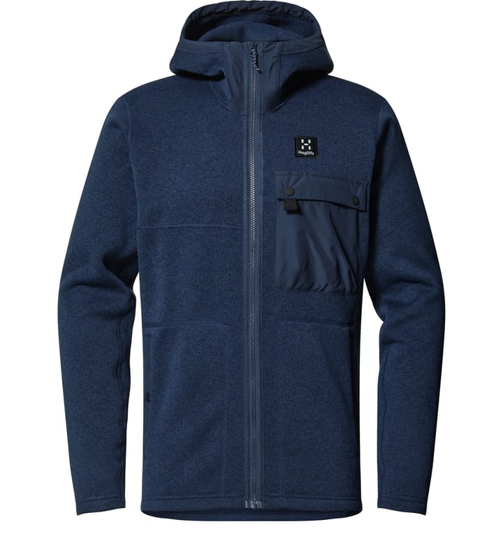 Hede Mid Hood Men Tarn Blue Hede Mid Hood Men Tarn Blue