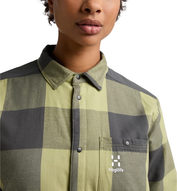 Insulated Timmer Shirt Women Thyme Green/Magnetite