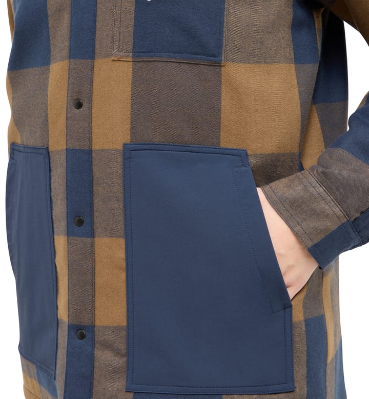Insulated Timmer Shirt Women Teak Brown/Tarn Blue Insulated Timmer Shirt Women Teak Brown/Tarn Blue