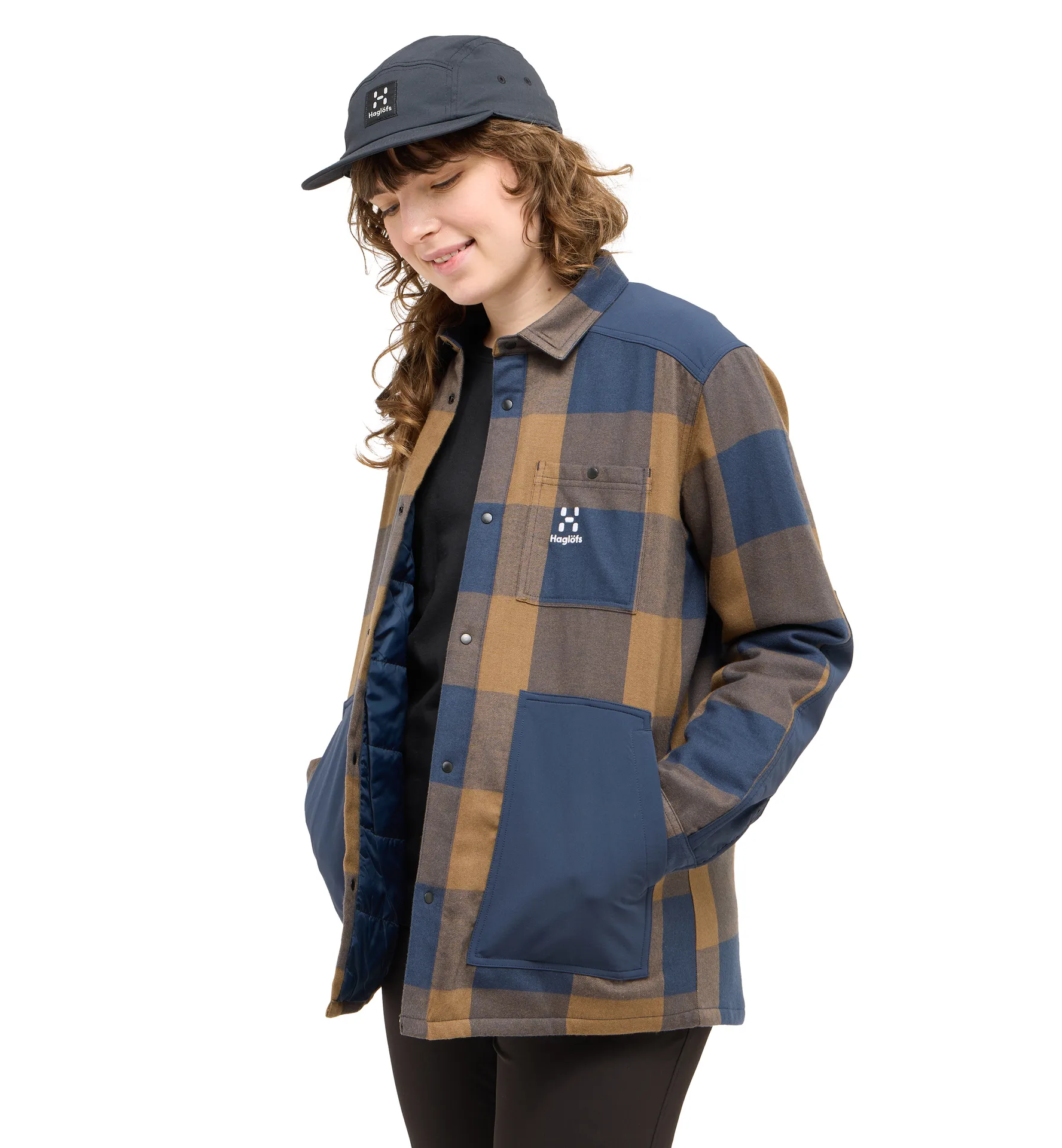 Insulated Timmer Shirt Women Teak Brown/Tarn Blue
