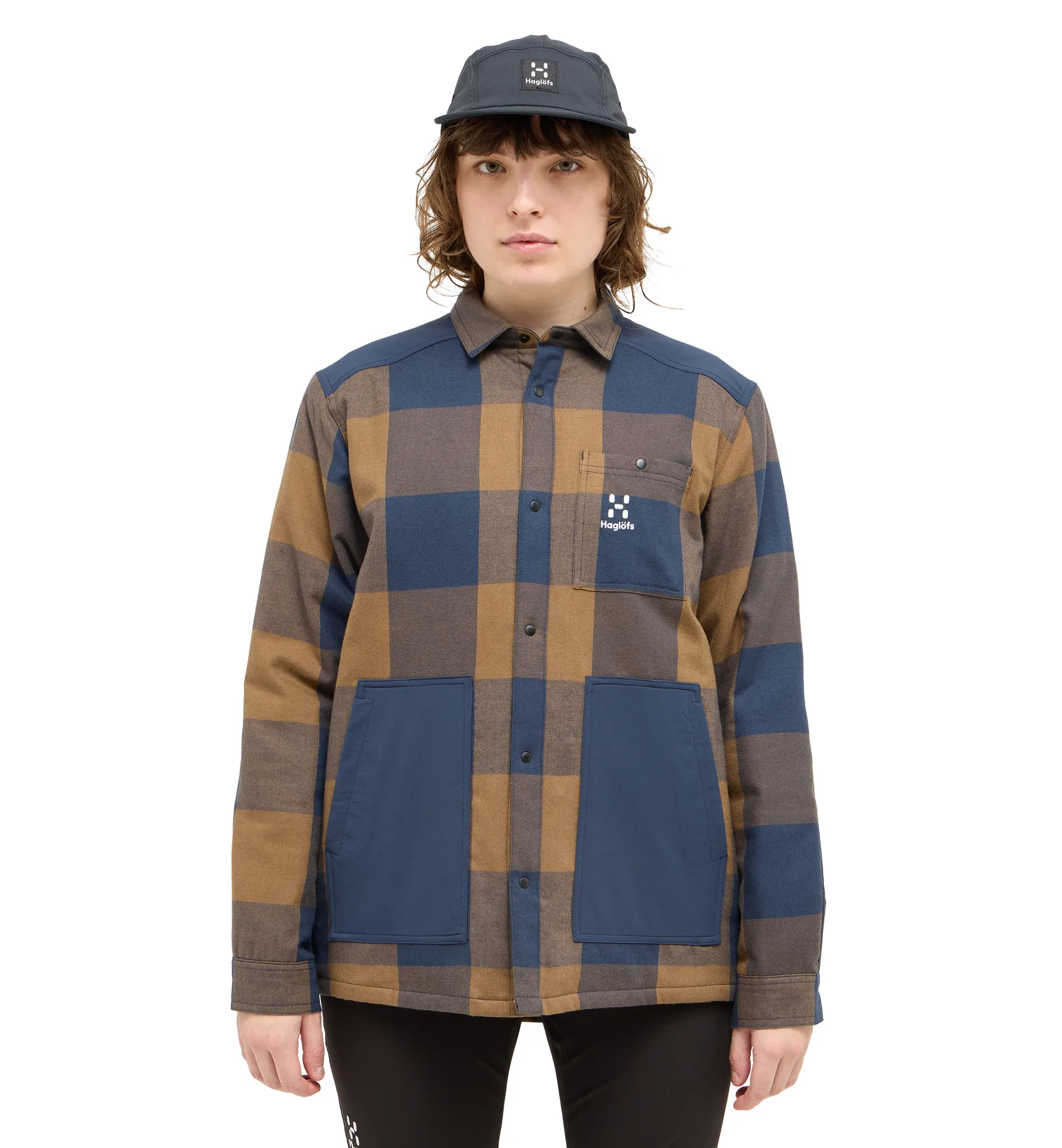 Insulated Timmer Shirt Women Teak Brown/Tarn Blue