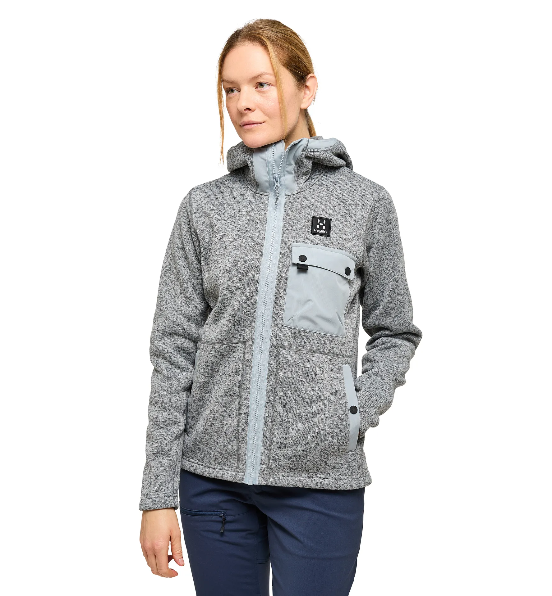 Hede Mid Hood Women Concrete