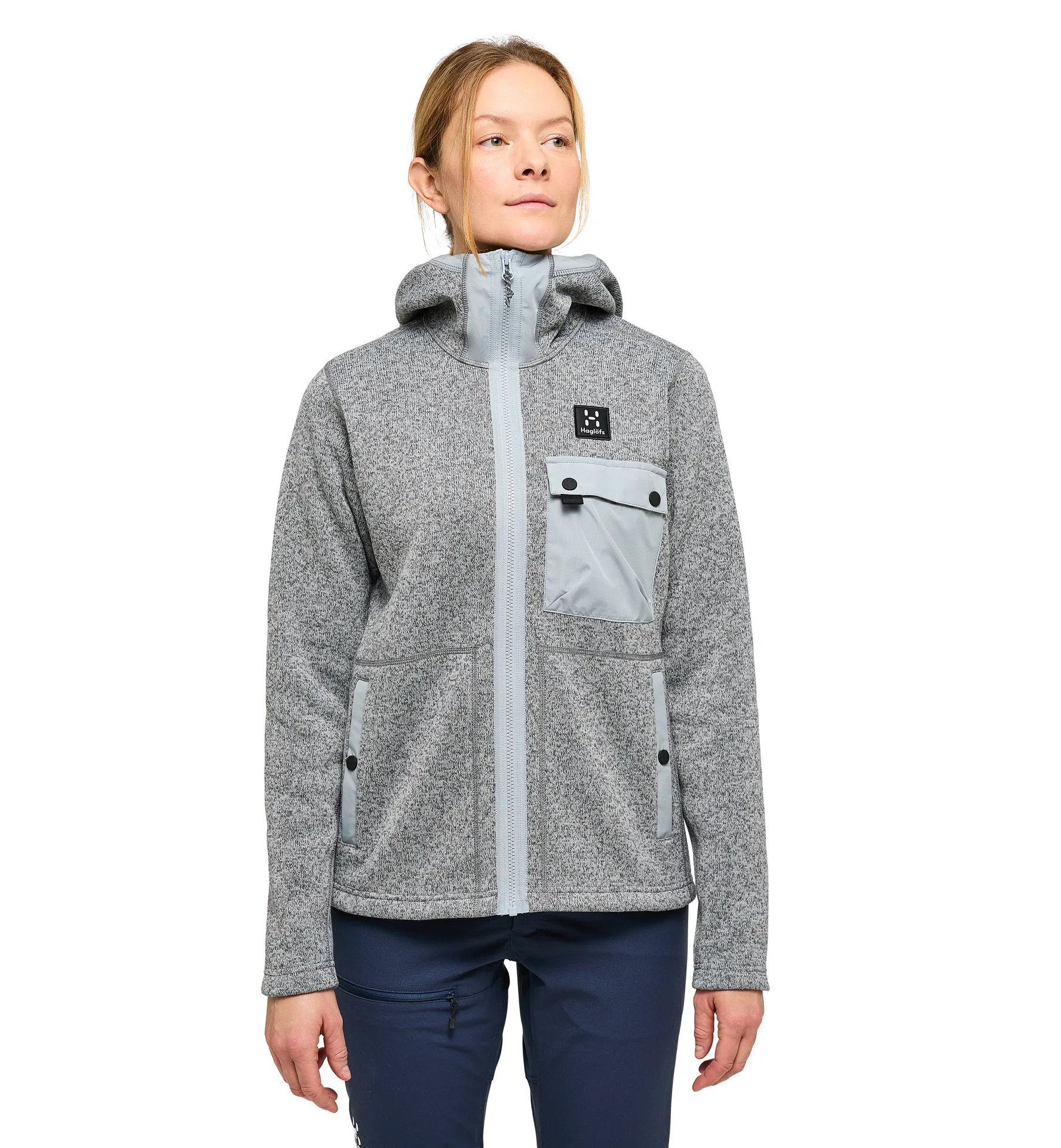 Hede Mid Hood Women Concrete