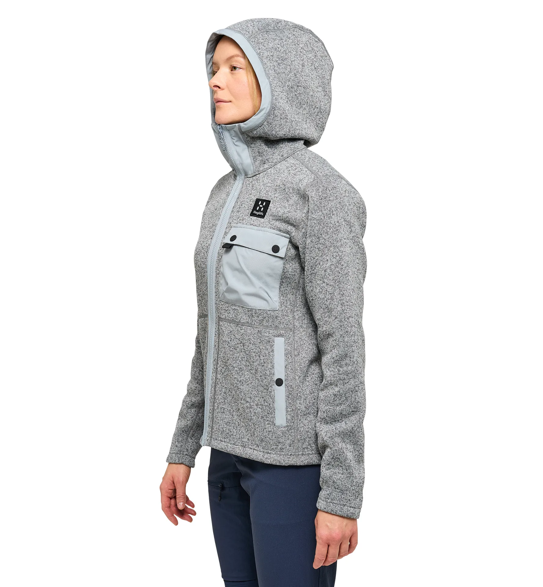 Hede Mid Hood Women Concrete
