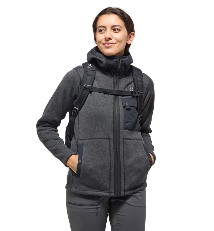 Hede Mid Hood Women True Black Hede Mid Hood Women True Black