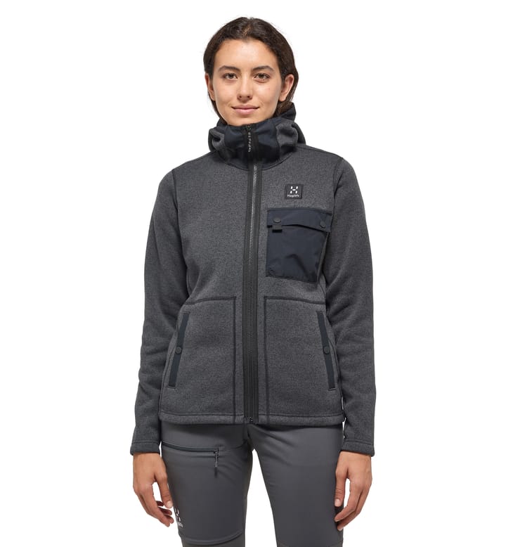 Hede Mid Hood Women True Black Hede Mid Hood Women True Black