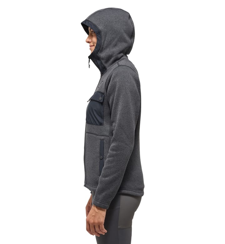 Hede Mid Hood Women True Black Hede Mid Hood Women True Black