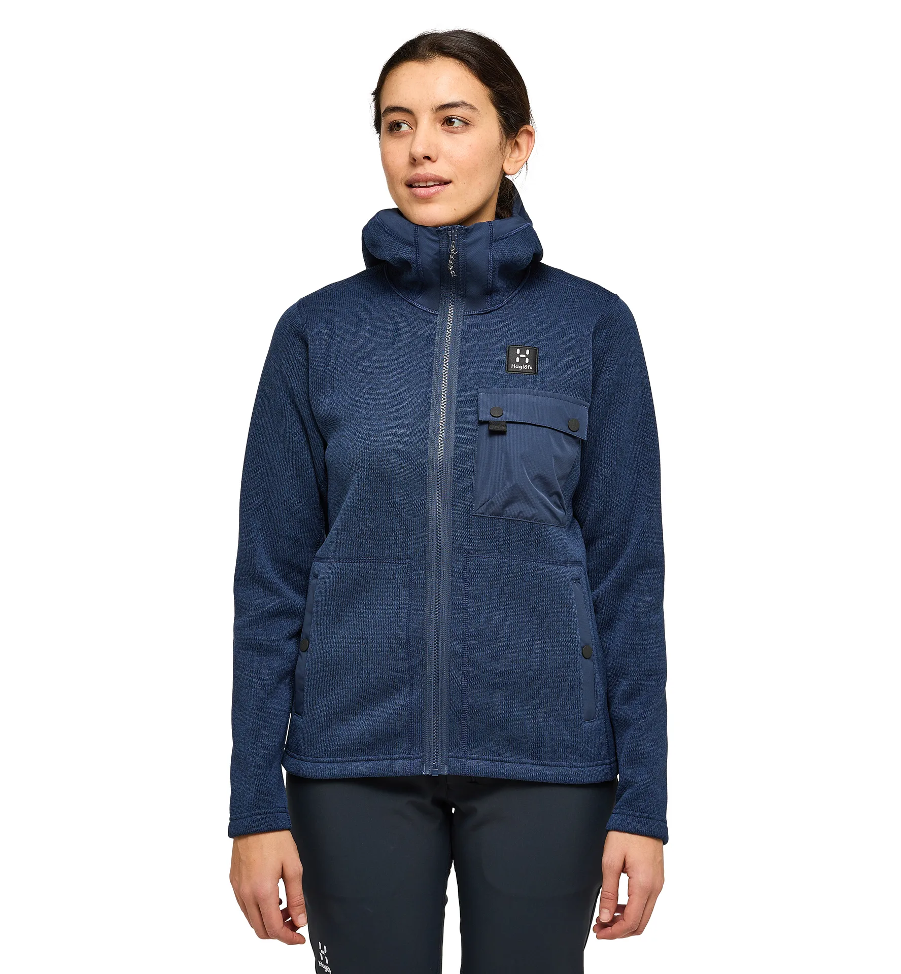 Hede Mid Hood Women Tarn Blue