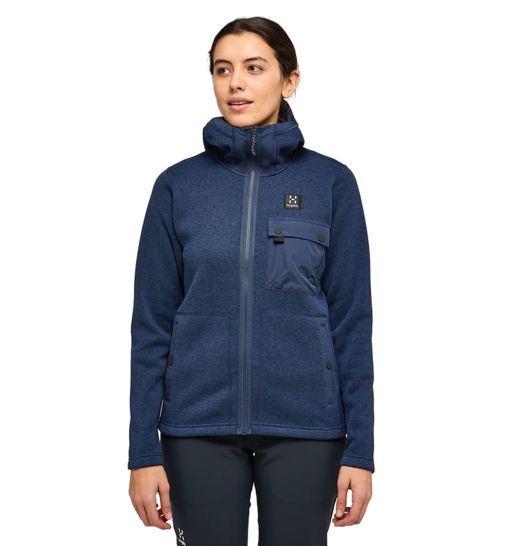 Hede Mid Hood Women Tarn Blue Hede Mid Hood Women Tarn Blue