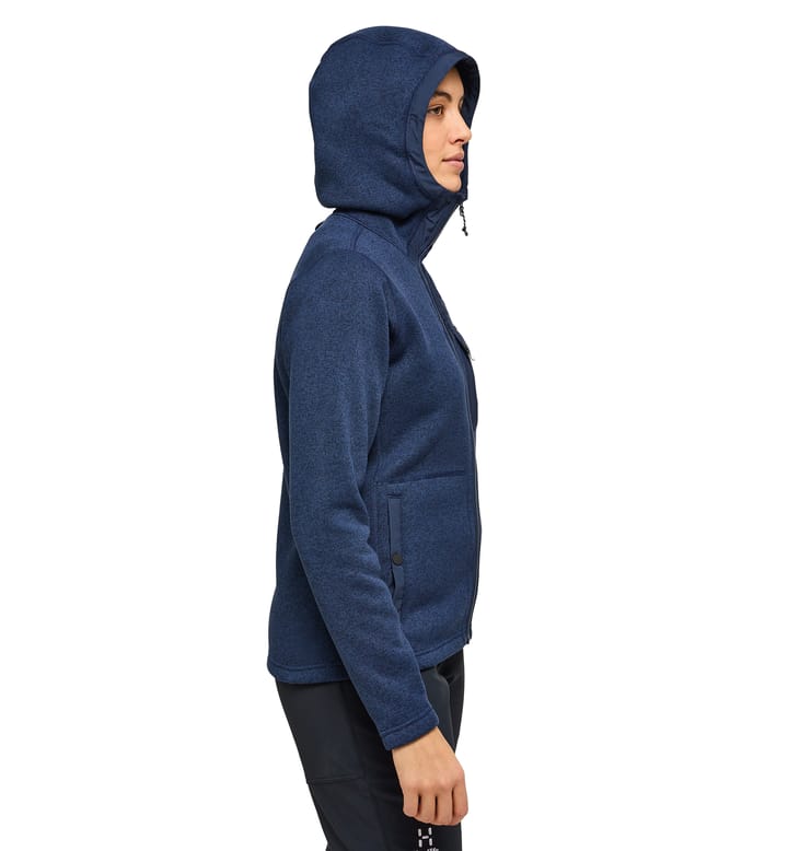 Hede Mid Hood Women Tarn Blue Hede Mid Hood Women Tarn Blue