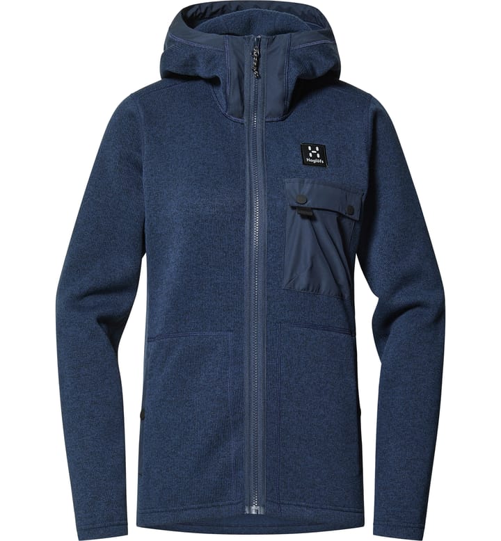 Hede Mid Hood Women Tarn Blue Hede Mid Hood Women Tarn Blue