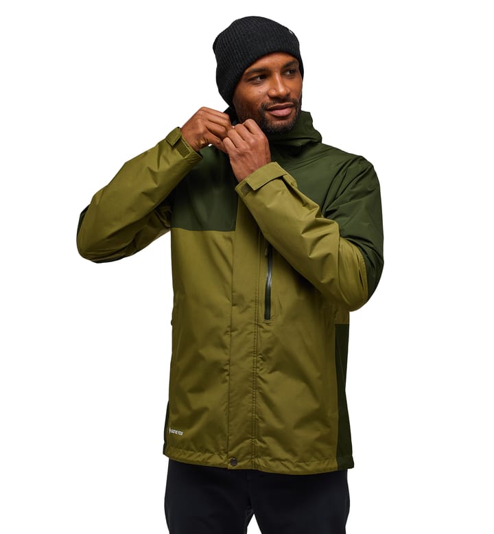 Lark GTX Jacket Men Olive Green/Seaweed Green