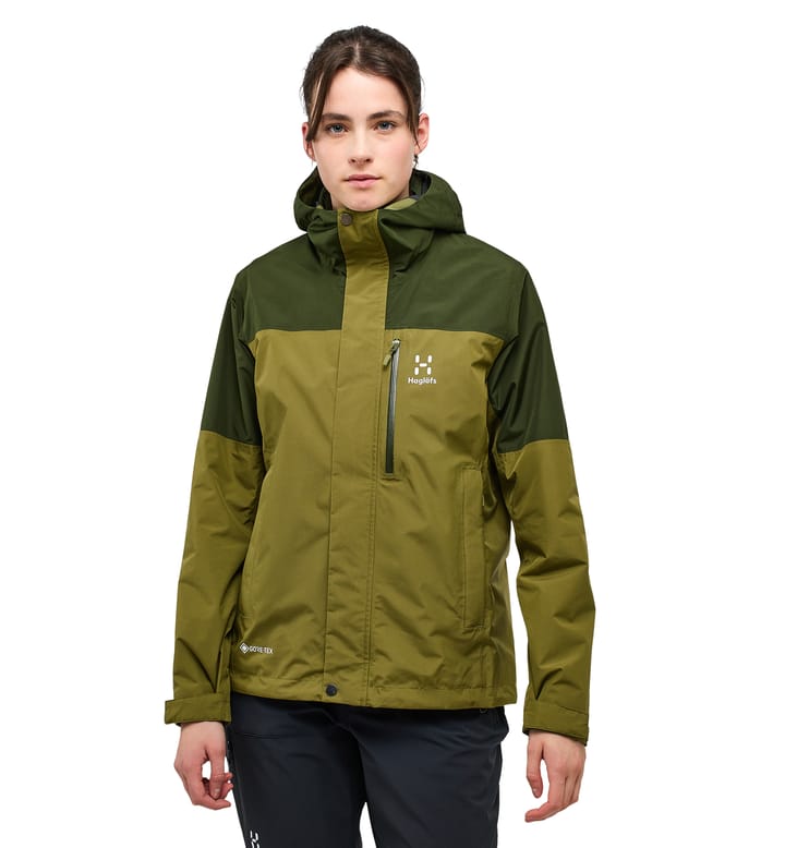 Lark GTX Jacket Women Olive Green/Seaweed Green