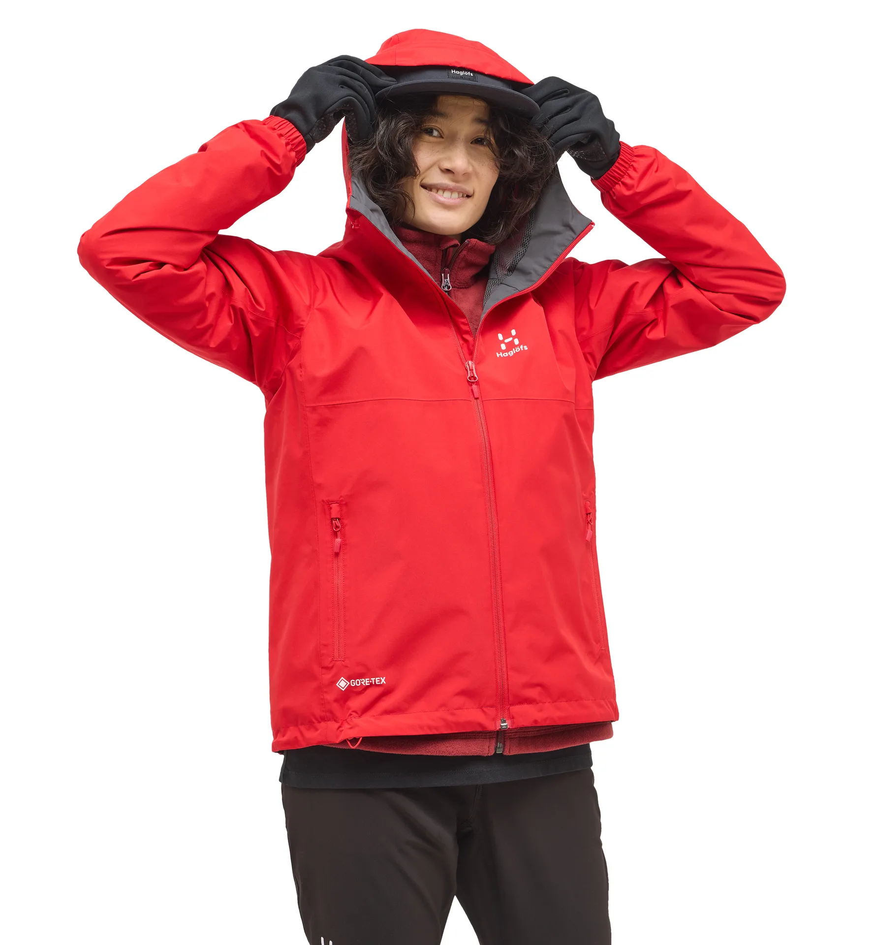 Kaise GTX Jacket Women Bright Red