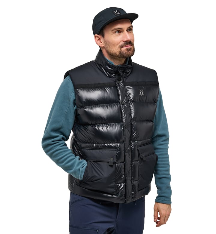 Funäs Down Vest Men True Black Funäs Down Vest Men True Black