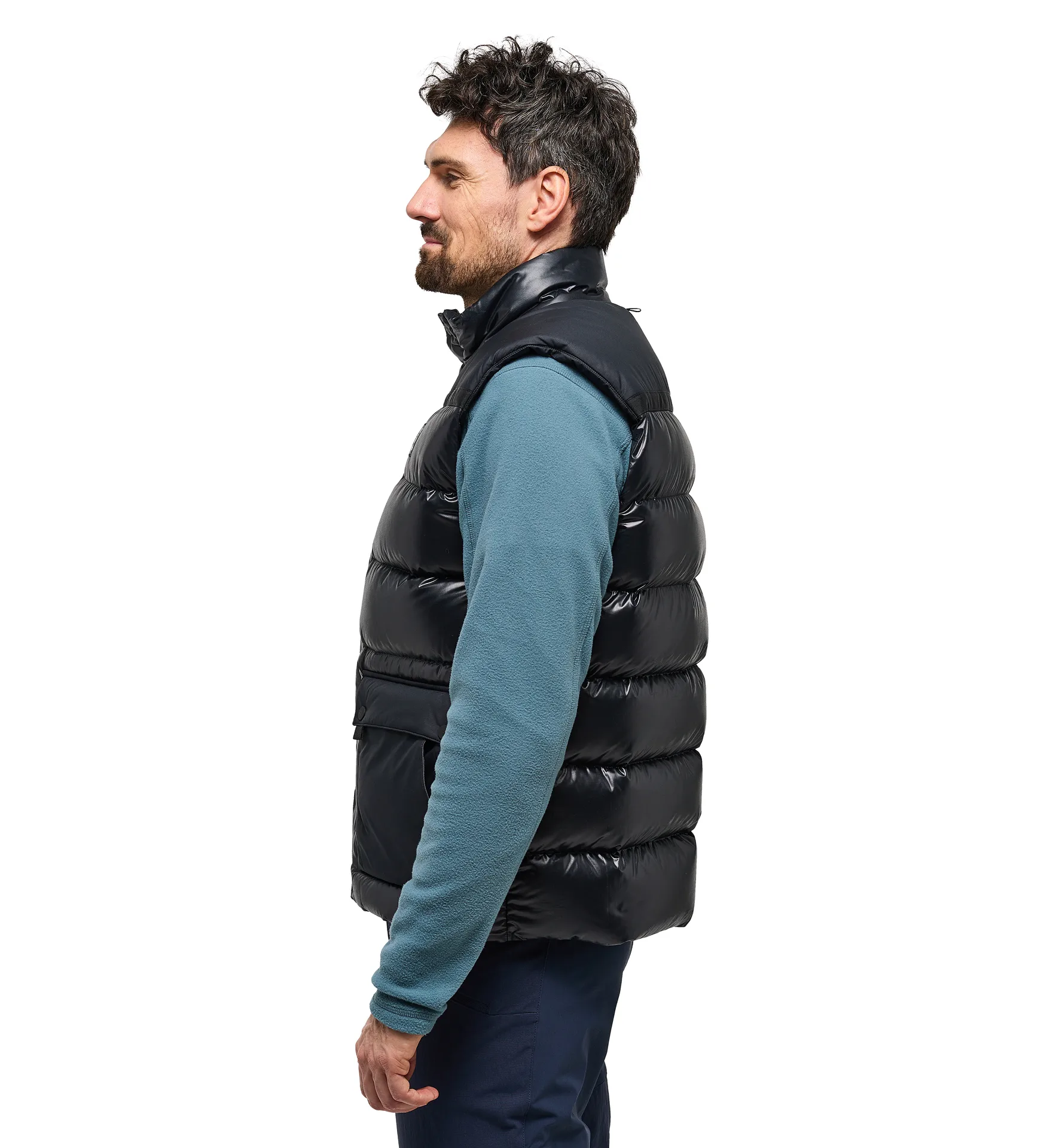 Funäs Down Vest Men True Black
