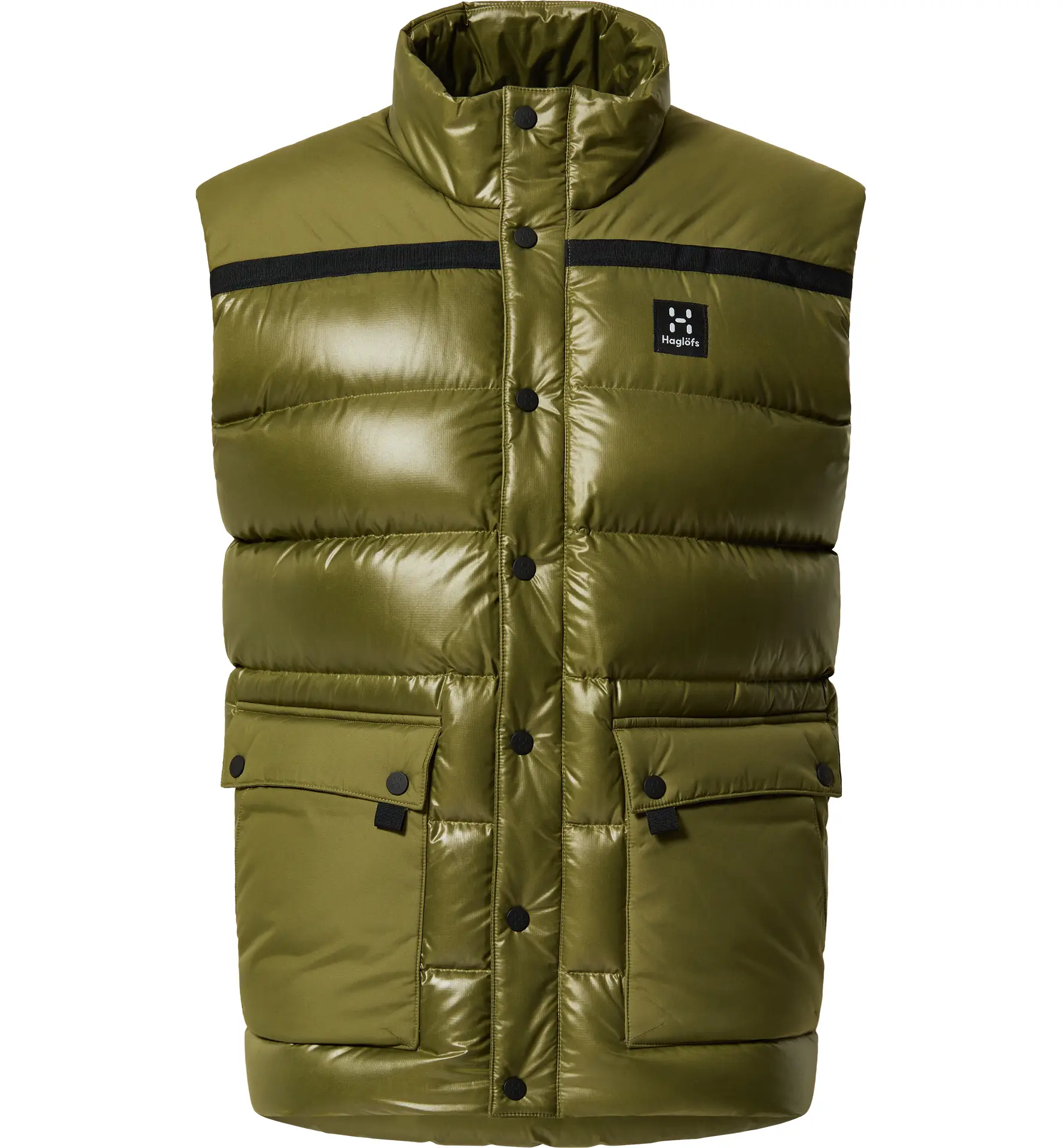 Funäs Down Vest Men Olive Green