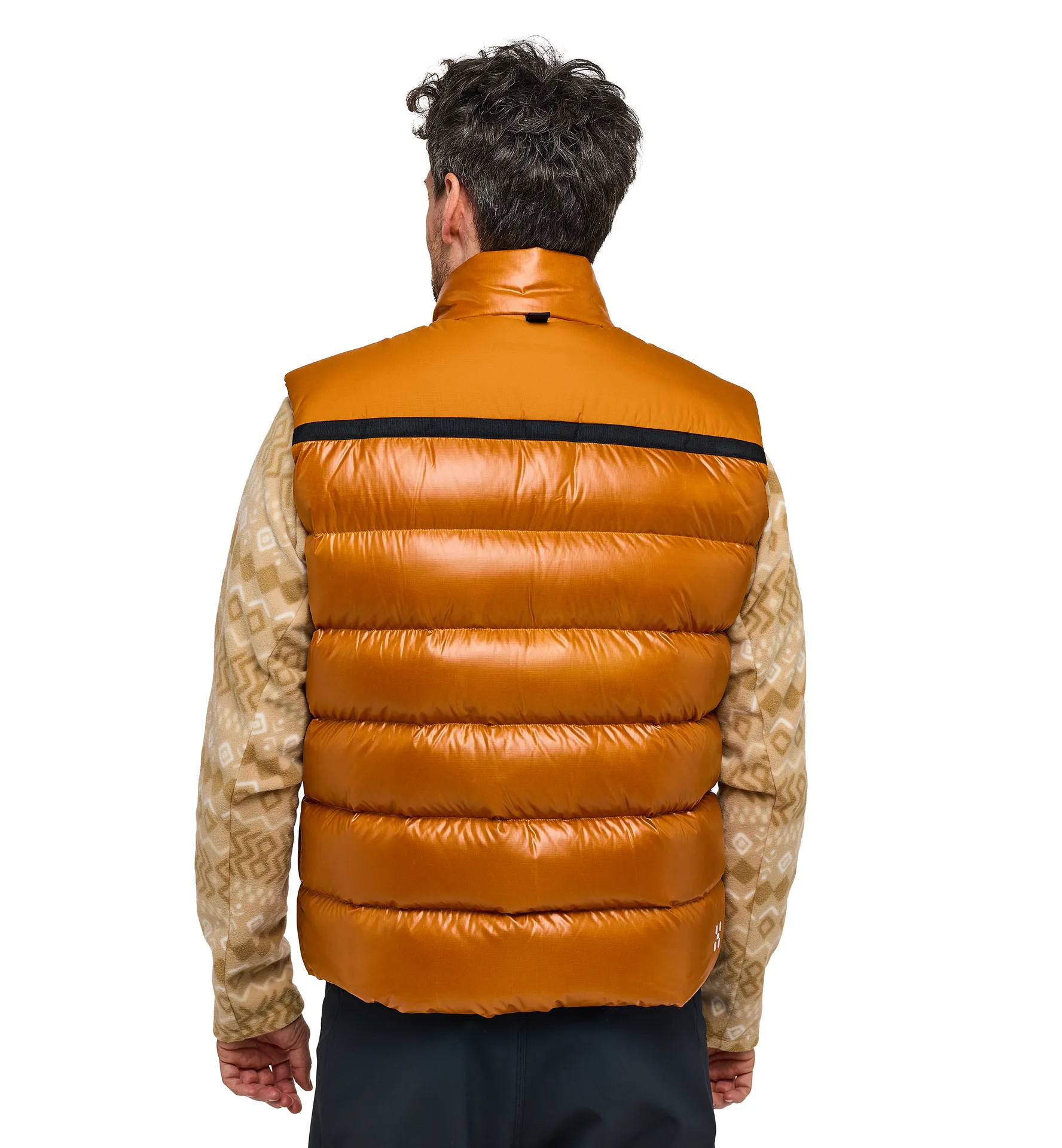 Funäs Down Vest Men Golden Brown