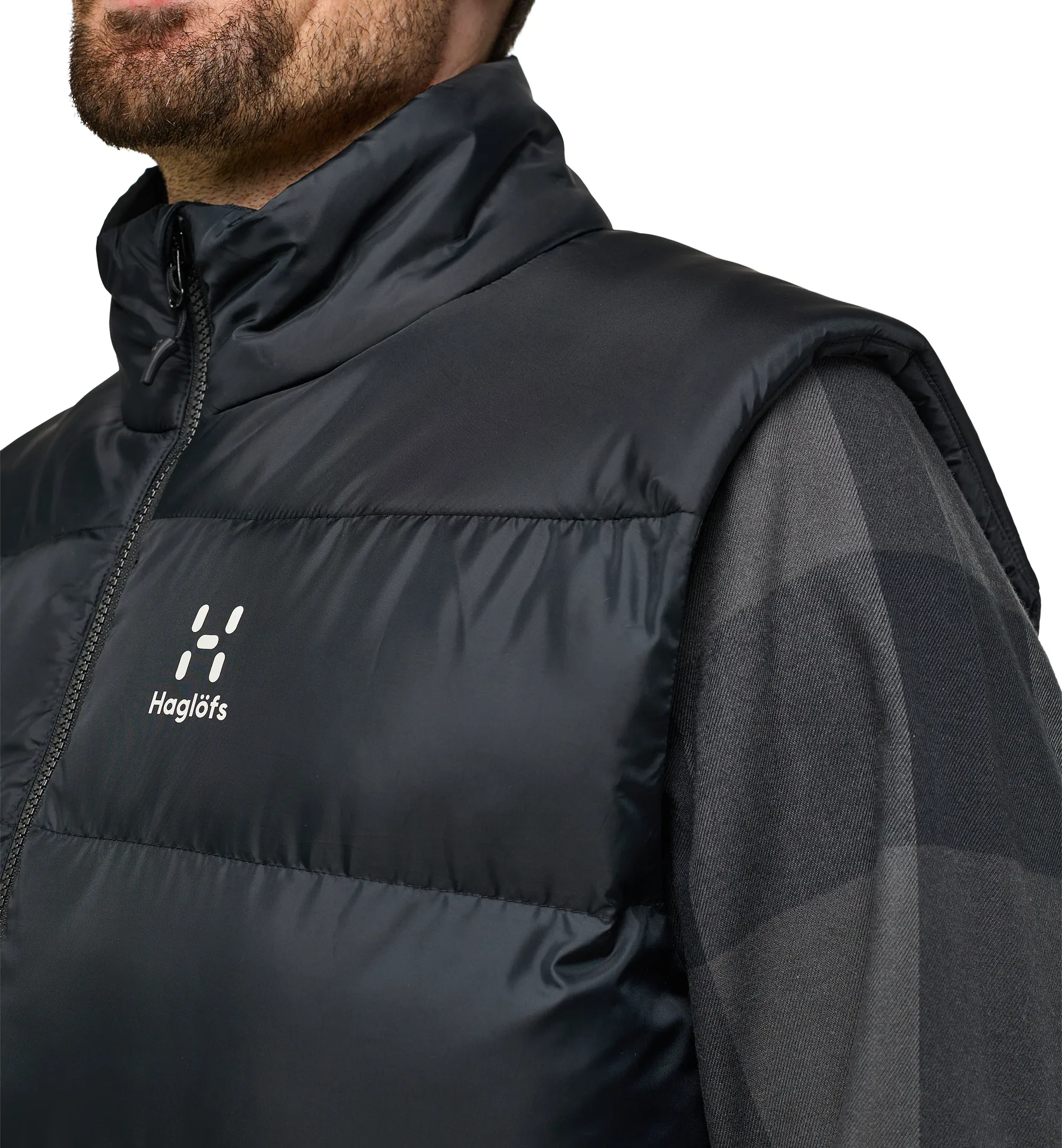 Puffy Mimic Vest Men True Black