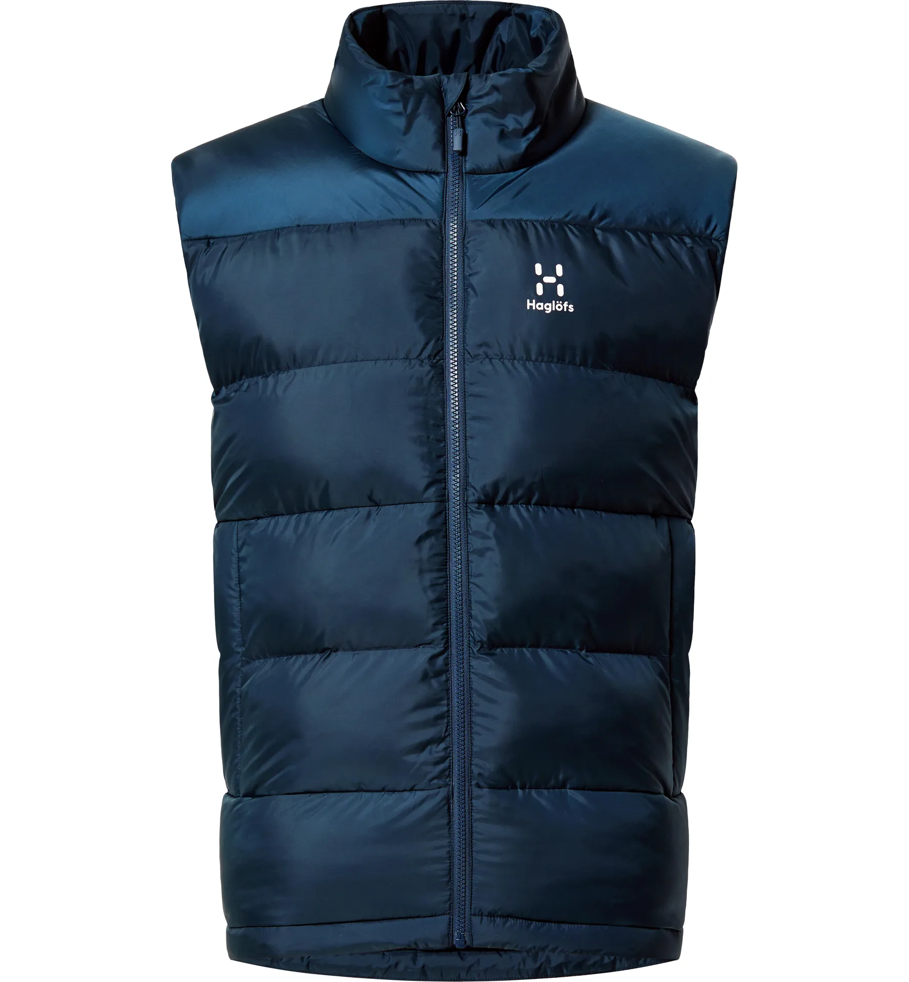 Puffy Mimic Vest Men Tarn Blue