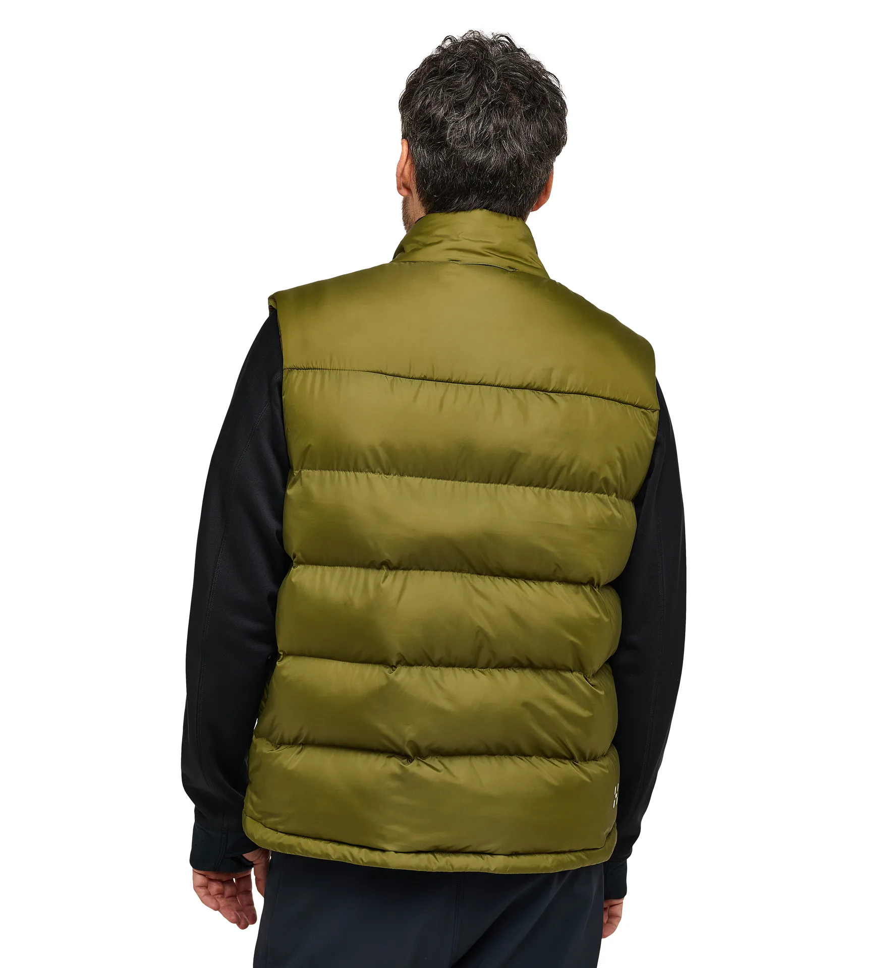 Puffy Mimic Vest Men Olive Green