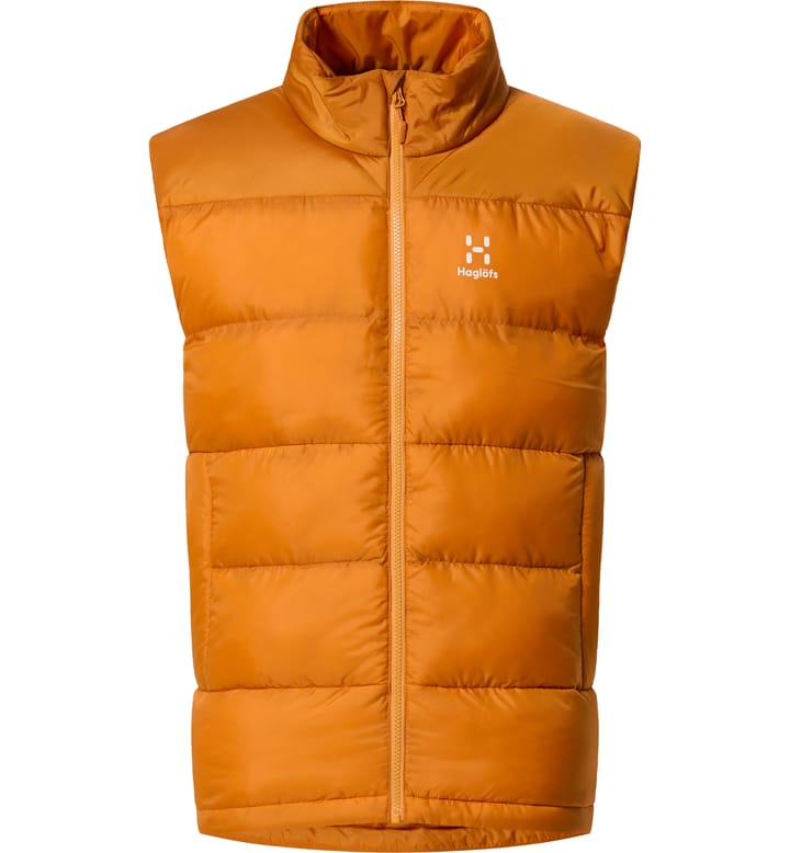 Puffy Mimic Vest Men Golden Brown