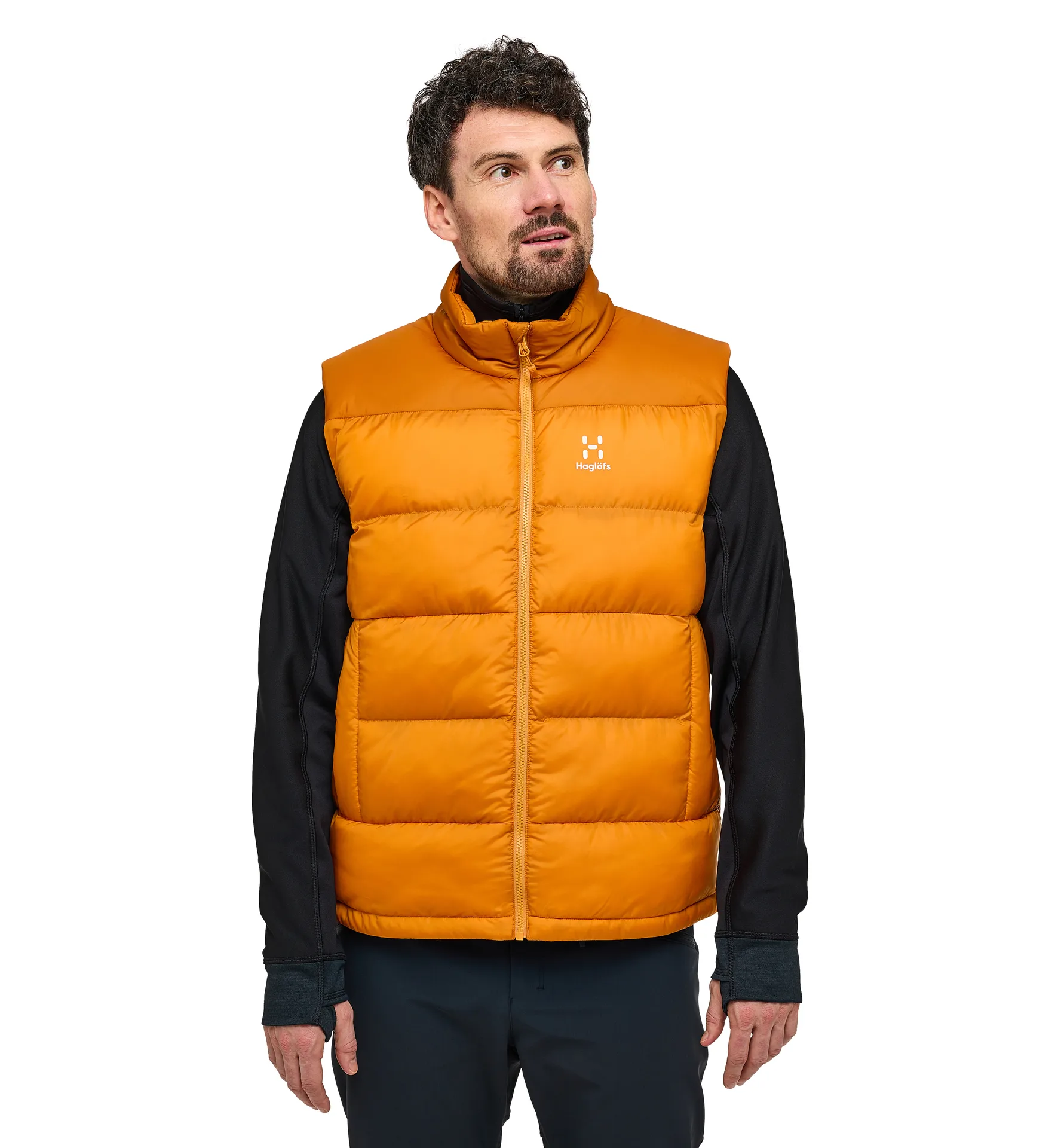 Puffy Mimic Vest Men Desert Yellow/Golden Brown