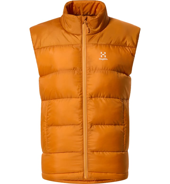 Puffy Mimic Vest Women Golden Brown